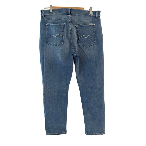 7 For All Mankind - Joesfina Boyfriend, Light Blue, 32 - Picture 2 of 6